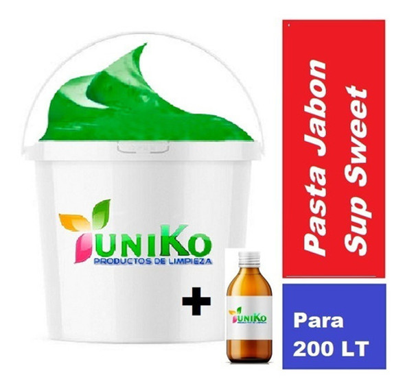 Pasta Concentrada Para 200 Litros Jabon Liquido Sup Premium 1