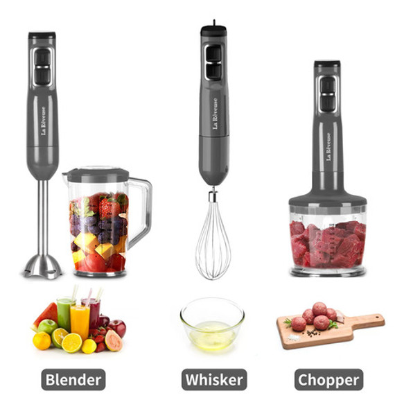 Liquidificador Manual La Reveuse Immersion 3 Em 1 300w 2 Vel 1
