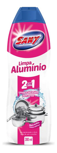 Limpia Aluminio Sany 2 En 1 Limpia Y Brillo Sin Fregar 300ml 0