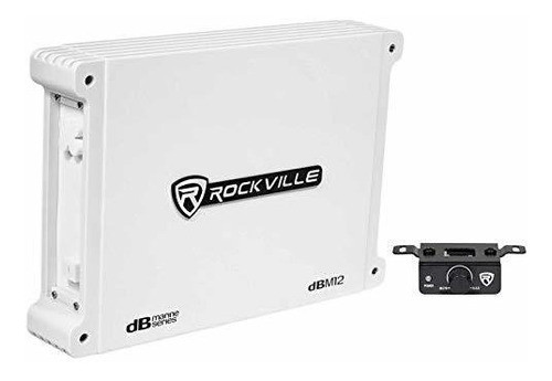 Rockville Dbm12 Amplificador De 2 Ohmios 2000 Con Fondo De M 0