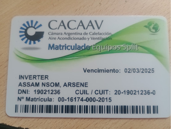 Instalación Instalador Split .aire Acondicionado Matriculado 0