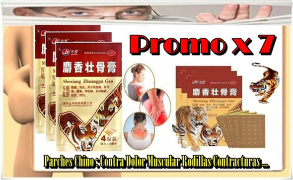Parche Chino Dolor Contractura Muscular Cervical X28 Parches 0 Parche Chino Dolor Contractura Muscular Cervical X28 Parches 0
