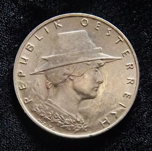 Austria 1000 Coronas 1924 Excelente Km 2834 Mujer Tirolesa 0