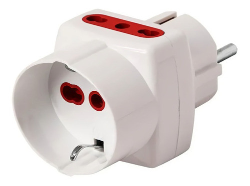 Adaptador De Corriente Schuko A 1 Toma Schuko Y 2 3 En Linea 0