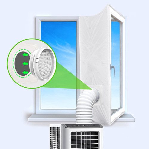 Gulrear Kit De Sellado De Ventana De Aire Acondicionado Con 0
