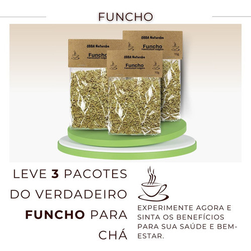 Leve 3 Chá De Semente Funcho Semente Pura E Natural 1