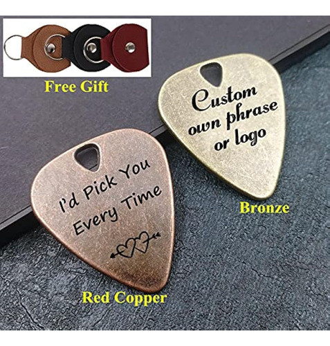 Juppe Púas Para Guitarra Y Bajo, Cobre Guitarra Eléctrica Mú 1