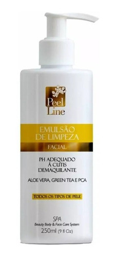 Emulsão De Limpeza Facial Emoliente 250ml Peel Line 0
