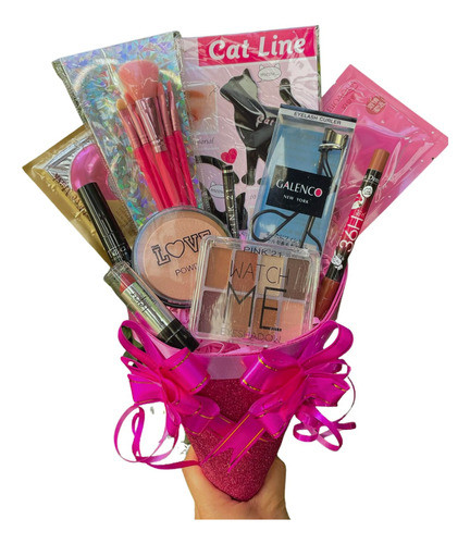 Ramo De Maquillaje Kit Set Completo San Valentin Mujer 0
