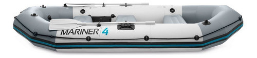 Bote Inflable Mariner 4 Intex - Impecable, Con Dos Usos 0