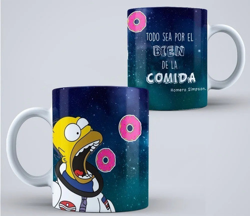 Plantillas Para Tazas Diseño Los Simpsons Sublimar Imprimir 0