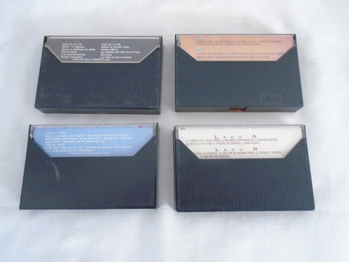 Lote 4 Cassettes Originales De Musica. Juan Carlos Baglietto 1