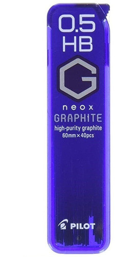 Pilot Neox Graphite Original - Grafite Hb - 0,5mm - 40 Minas 0