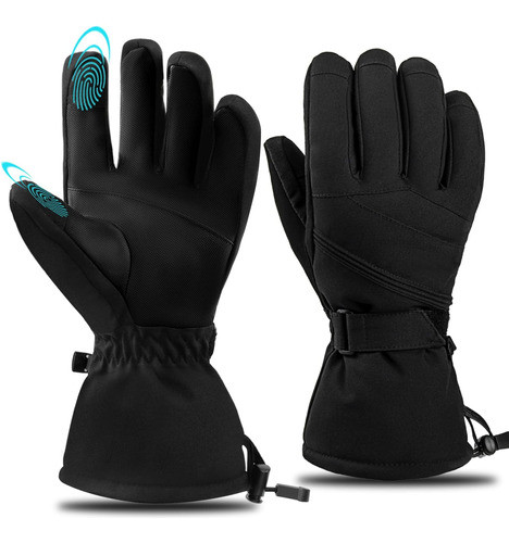 Bonfad Guantes De Esquí De Invierno Para Hombres Y Mujeres, 0