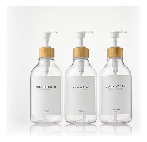 ~? Maisonovo Dispensador De Botellas De Champú Y Acondiciona 0