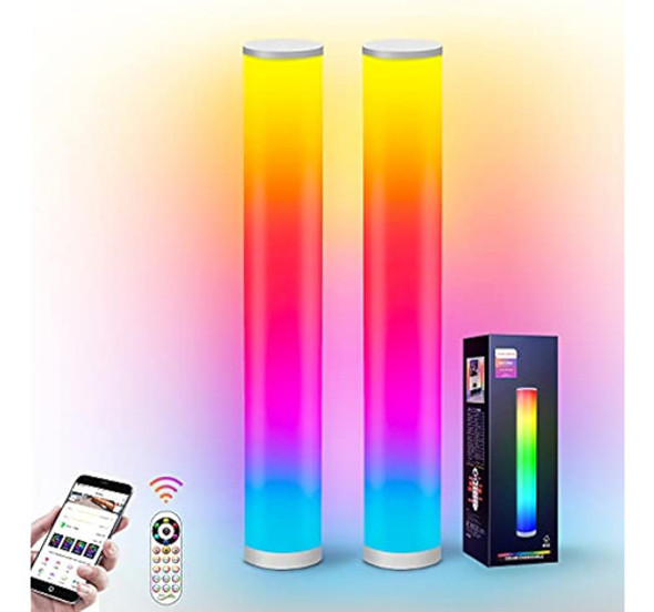 2 Paquetes De Lámparas De Pie Rgb Aplicación Luces Led Intel 0 2 Paquetes De Lámparas De Pie Rgb Aplicación Luces Led Intel 0
