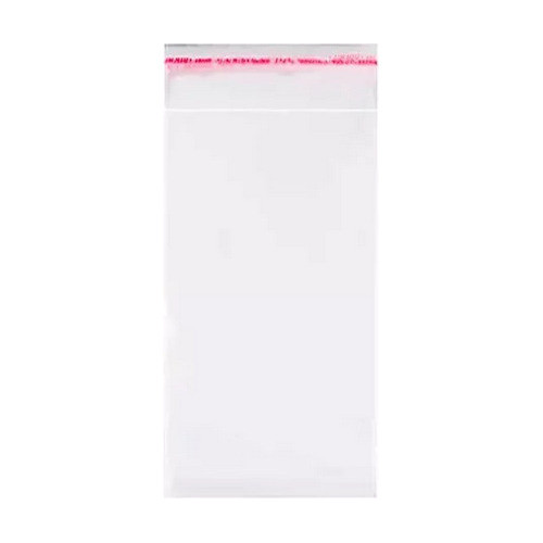 Saquinho Plástico Adesivado 12x6 -contém (100 Unidades) 1