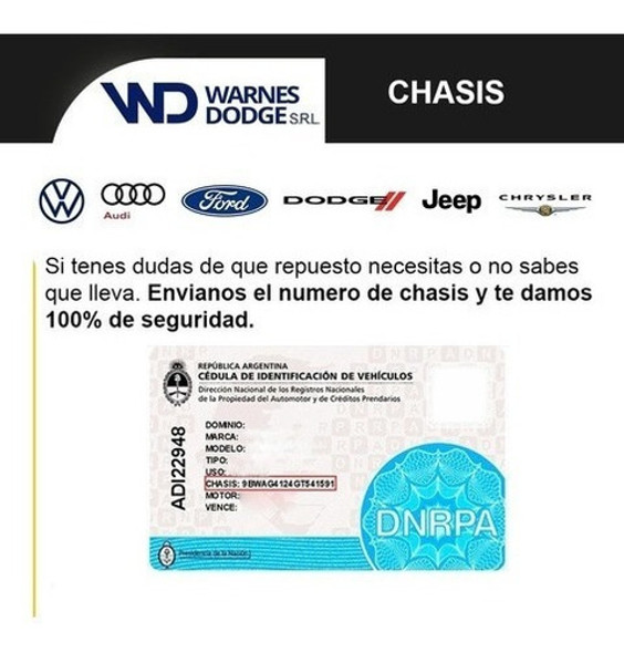 Arandela Salida Caja Diferencial Gol Trend 2018 2019 2020 Or 1