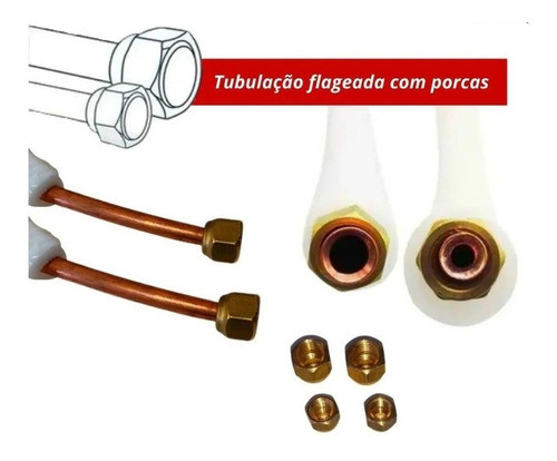 Kit Instalação Ar Condicionado Split 2 Metros 7 A 12000 Btus 1