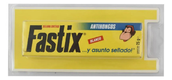 Sellador Sintetico Fastix Blanco Antihongos 25g 0
