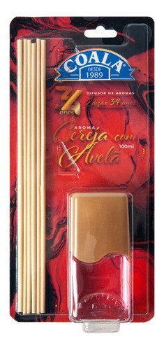 Difusor De Aromas Coala 100ml Cereja Avelã Aromatizante 0