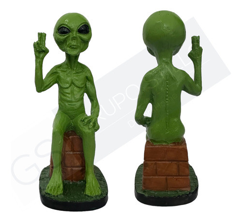 Et Alienígena Estatueta Decoração Em Resina Caminhoneiro 1