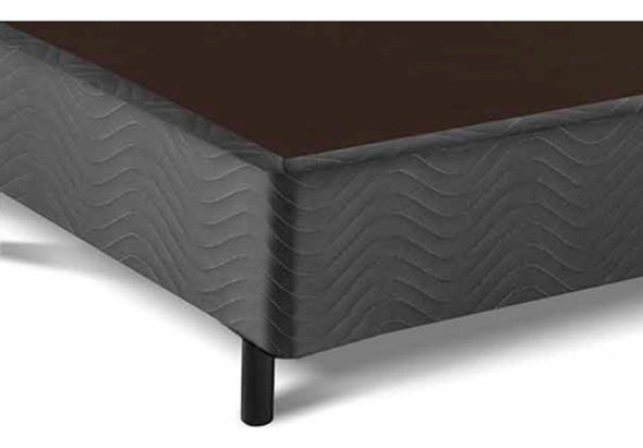 Cama Box Base Queen Suede Cinza (158x20)costa Rica 1