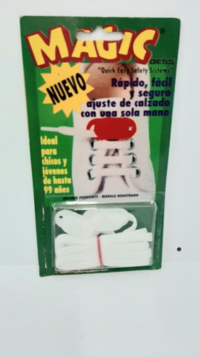 Cordones Para Zapatillas Con Traba Blancos No Se Desatan 0