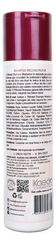 Shampoo Reconstrutor Moisturizer Obliphica Mirakel 250ml 1