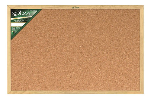 Quadro Cortiça Standard Moldura De Madeira Pinus Luxo 80x60 0