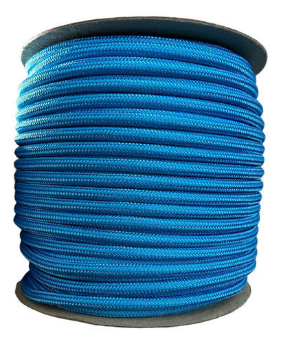 Soga Poliester Alta Tenacidad Dacron 10mm X 100 Celeste 0