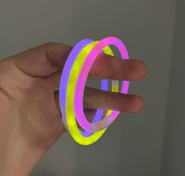 50 Pulseras Luminosas Químicas Neon Cotillon 1