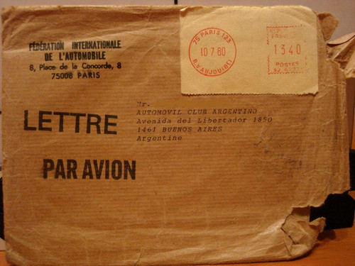Tarjetas Postales De Autos, Automovil Club De Paris 0