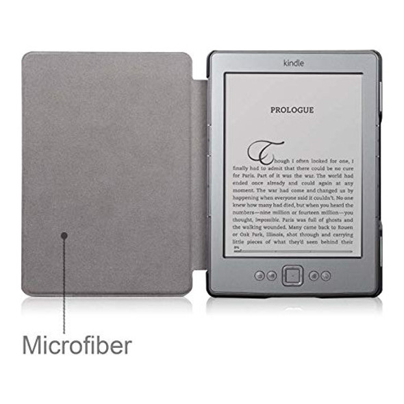 Funda Para Kindle 5 Kindle 4 Case Delgada Negra 1