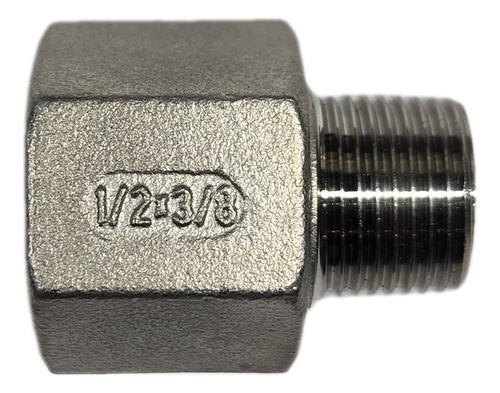 Adaptador Macho/femea Redução Inox 316 De 1/2 Para 3/8npt 0