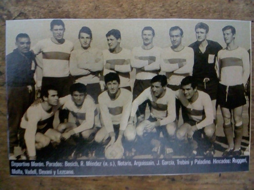 Recorte Deportivo Morón Año 1962 0