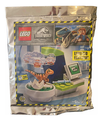 Revista Lego Jurasicc World Con Dino En Laboratorio 1