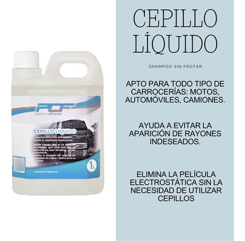 Cepillo Liquido Pof X 1 Lts El Mas Rendidor 1