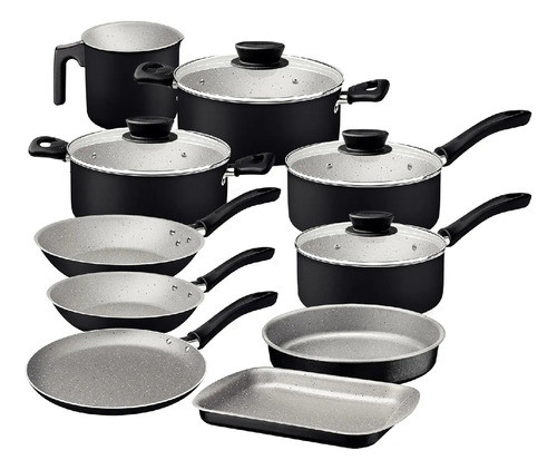 Juego Utensilios Bateria De Cocina Tramontina 10 Piezas Febo 0