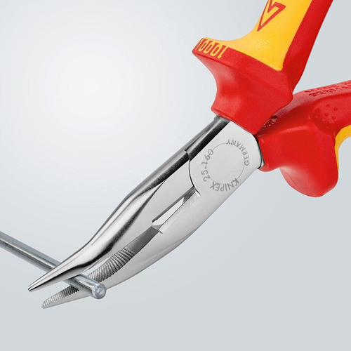 Alicate De Punta Curvo 160 Mm - 1000 V  -knipex 25 26 160 1