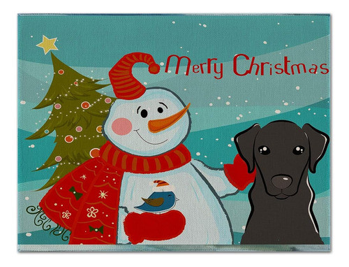 ~? Caroline's Treasures Bb1855plmt Muñeco De Nieve Con Mante 0