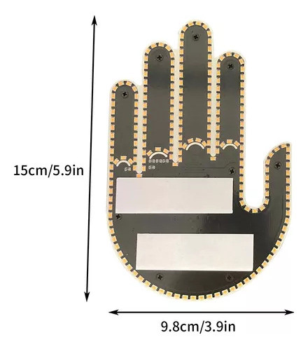 Luz De Gesto De Dedo De Carro, Sinal De Janela Engraçado 1
