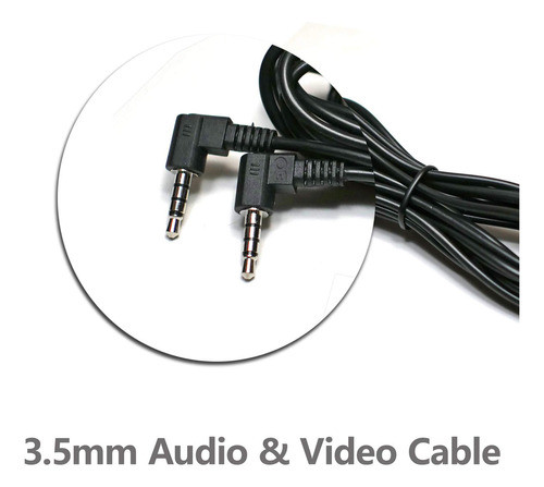 Edo Tech - Cable Av De 0.138in De Largo, Compatible Con Repr 1