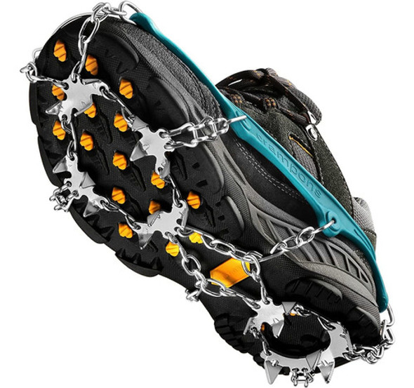 Crampones Con Clavos Inox. Para Nieve O Hielo. Verde/talla L 0 Crampones Con Clavos Inox. Para Nieve O Hielo. Verde/talla L 0