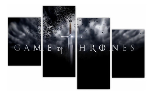 Game Of The Thrones Murales Madera 003 55 X 85 0