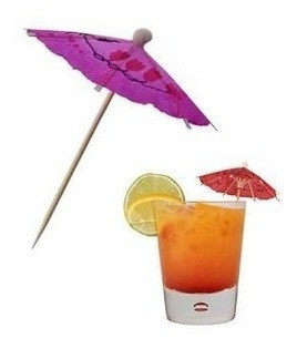 Enfeite Drink/bebidas/coquetel Guarda-chuva No Palito C/ 144 1