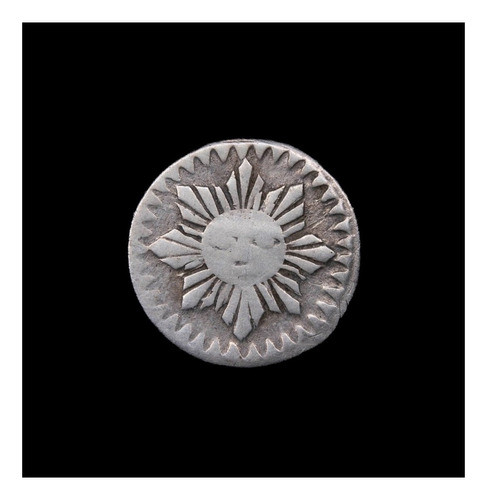 Córdoba 1/4 Real 1853/4 Mb Plata Cj 68.1.1 1