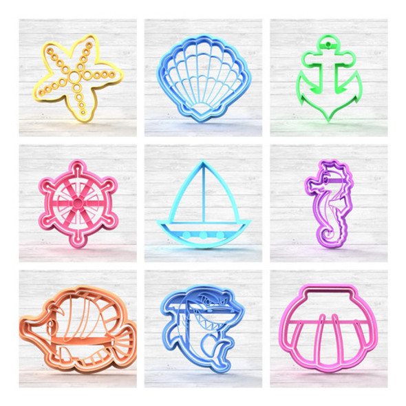 Cortante De Galletitas Ostra De Mar 1