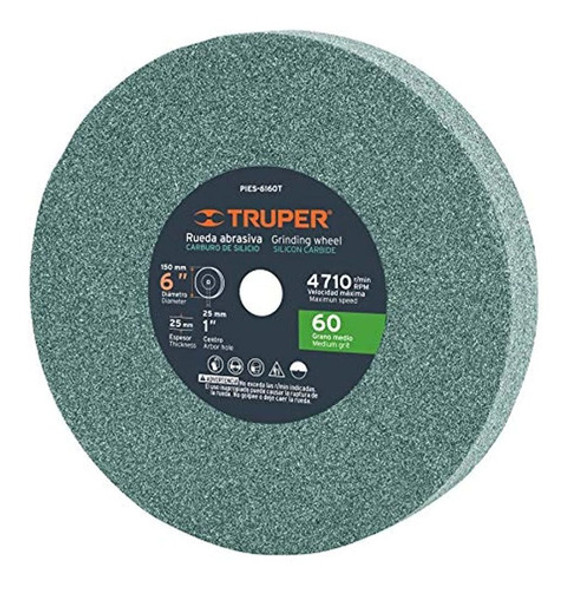 Truper Pies6160t Ruedas De Molienda De Banco De Carburo De S 0