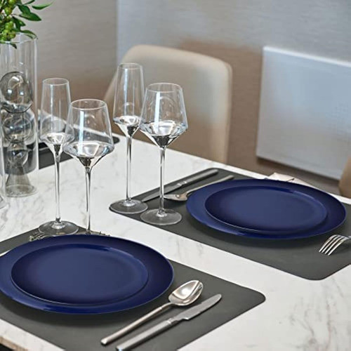 Pulote 100 Platos De Plástico Azul  Platos 1